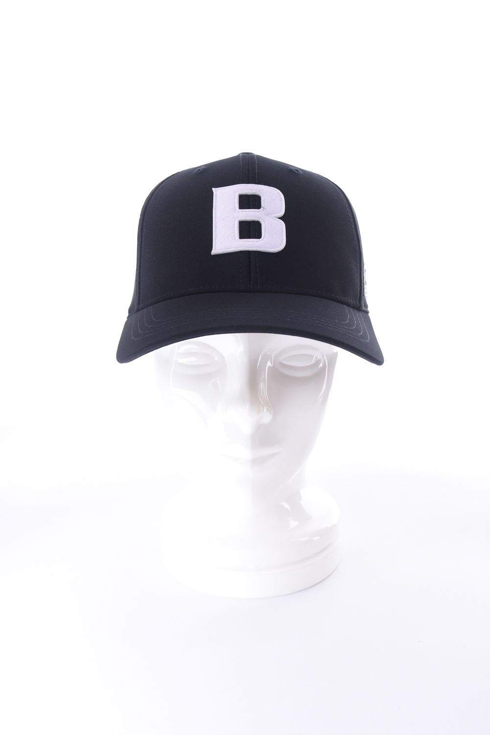 【26SS】 MEN’S PUNCHING MESH INITIAL CAP / イニシャルワッペン パンチングメッシュキャップ (ブラック)