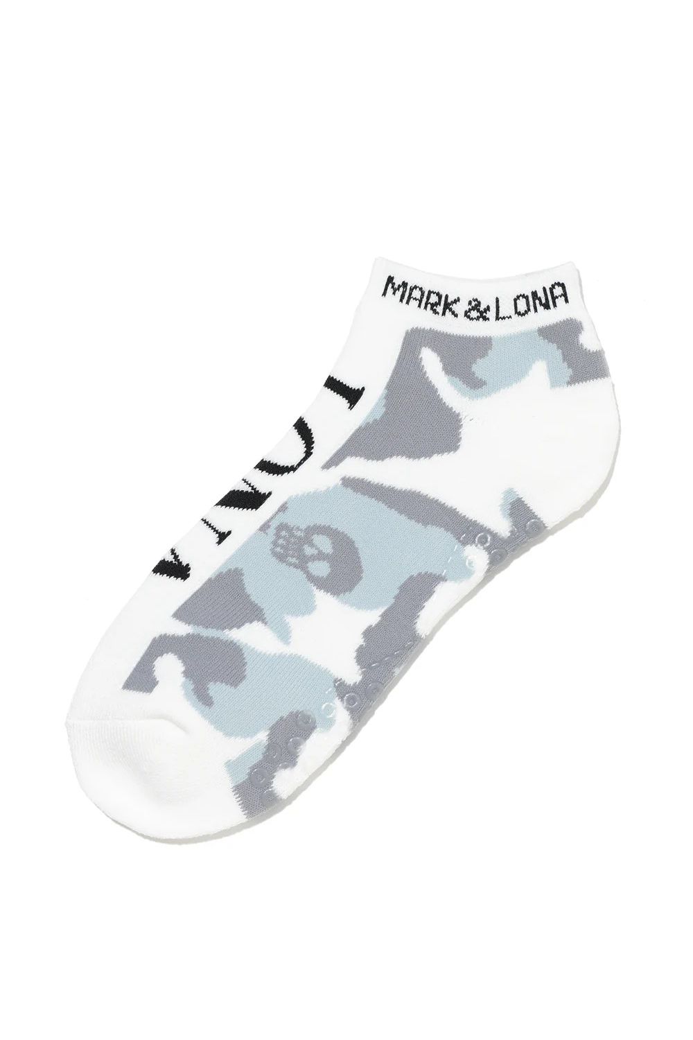 【26SS】 GAUGE CAMO ESSENTIAL LOW SOCKS / オリジナルカモジャカード ブランドロゴ スニーカー丈 ローソックス (ホワイト)