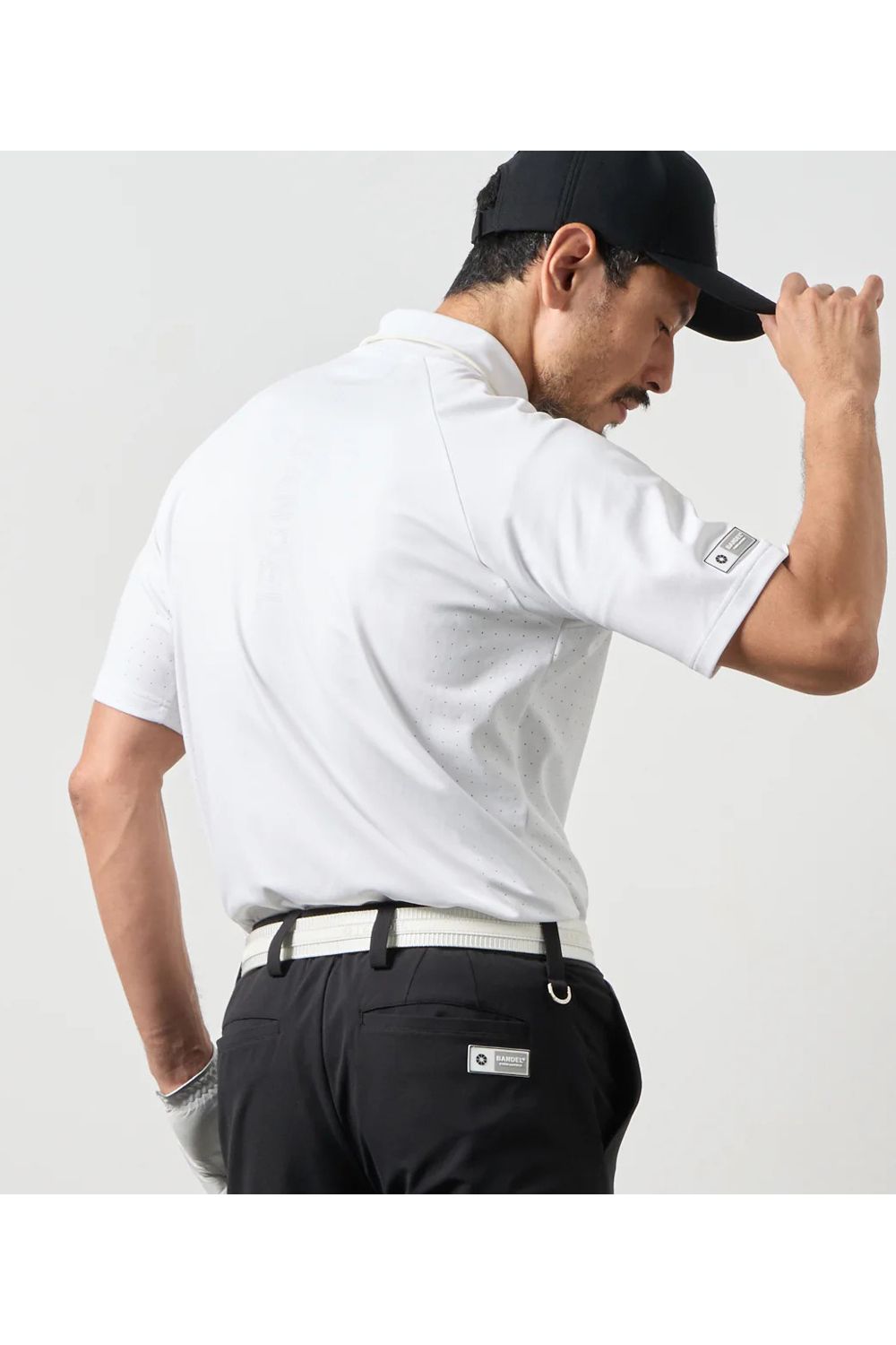 【26SS】 ヒートパンチングモックネック (ホワイト) （4月上旬入荷予定）