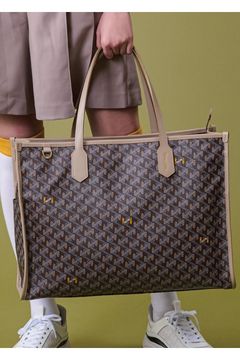 【26AW】 LANIUS SQUARE BIG (ラニウス スクエア ビッグ) / ブランドオリジナルテキスタイル ボストンバッグ (ケヤキ)