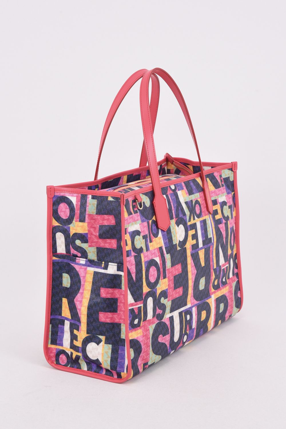 【26SS】  LANIUS SQUARE BIG (ラニウス スクエア ビッグ) / ブランドオリジナルテキスタイル ボストンバッグ （トワイライトジャンクション）*