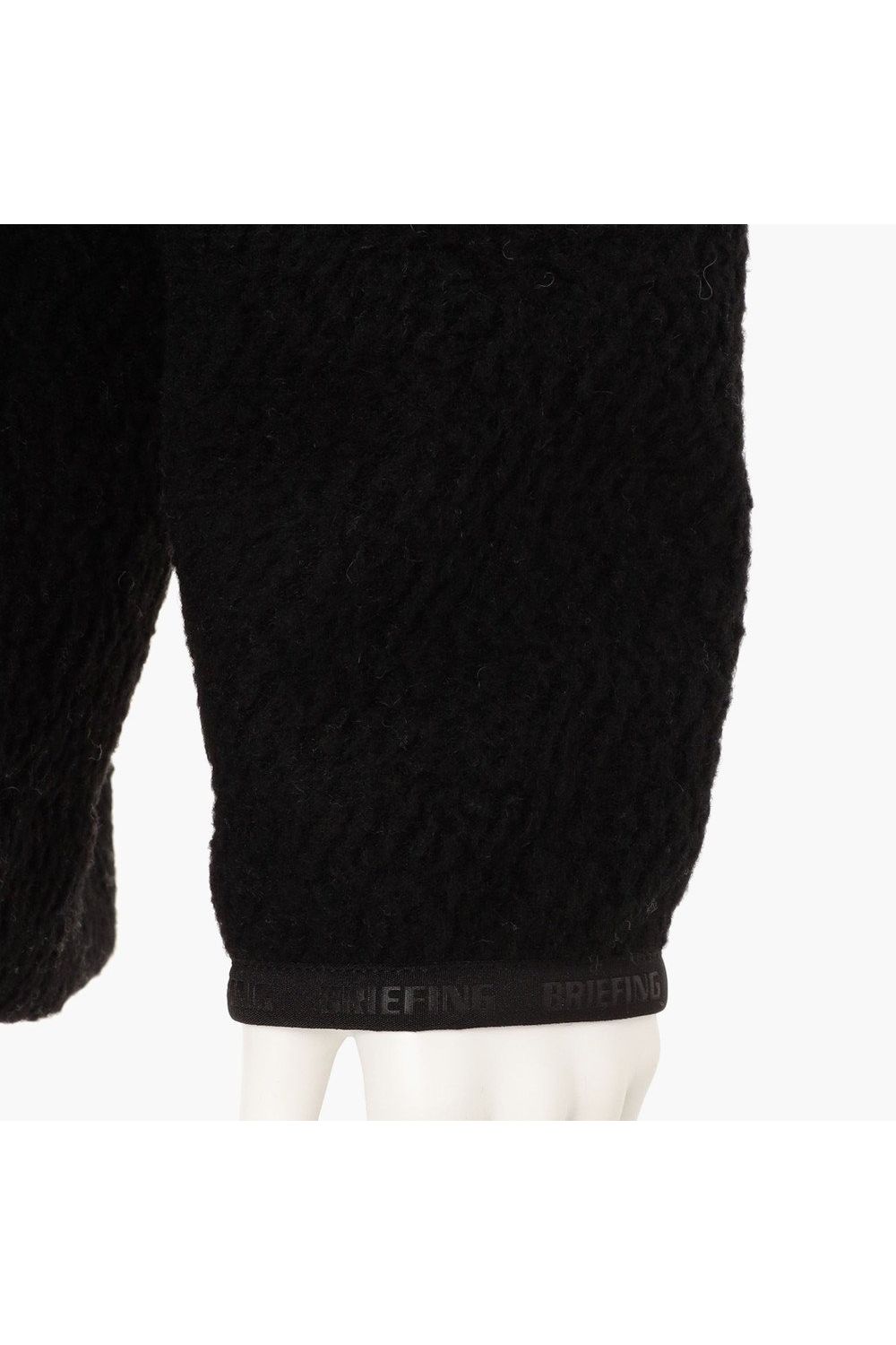 【25AW】【レディース】 WOMEN’S WOOL BOA HALFZIP TOP / ウールボアフリース ハイネック ハーフジップフーディー (ブラック)