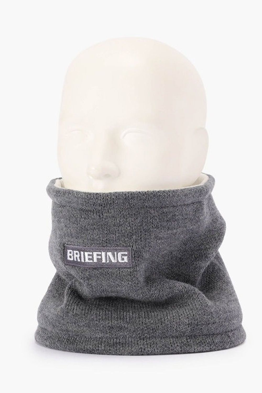 【26AW】 WOOL KNIT NECK WARMER / ウール ニット ネックウォーマー (グレー)