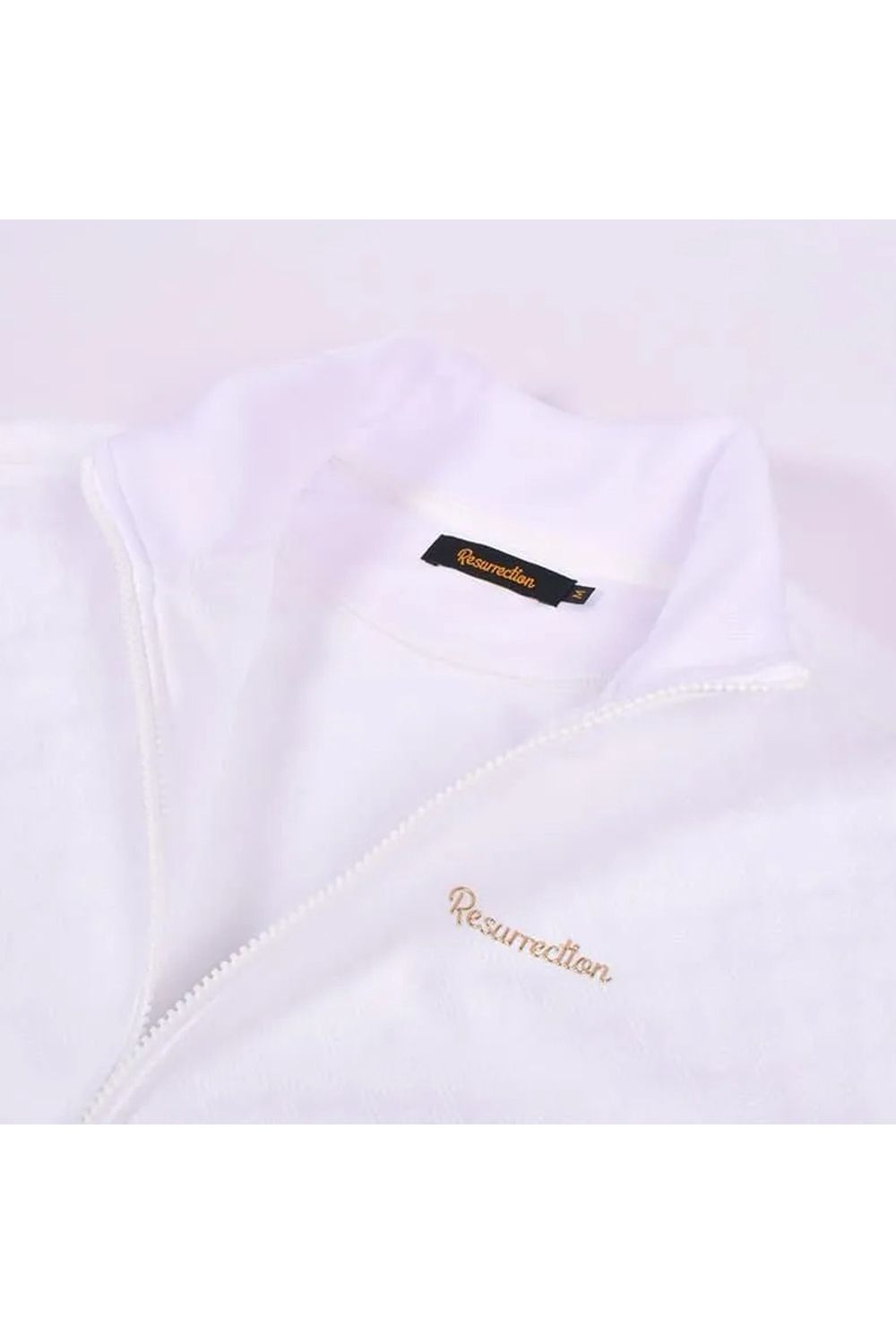 【26AW】 JACQUARD STAND COLLAR JACKET / ジャガード スタンド カラージャケット (ホワイト)*