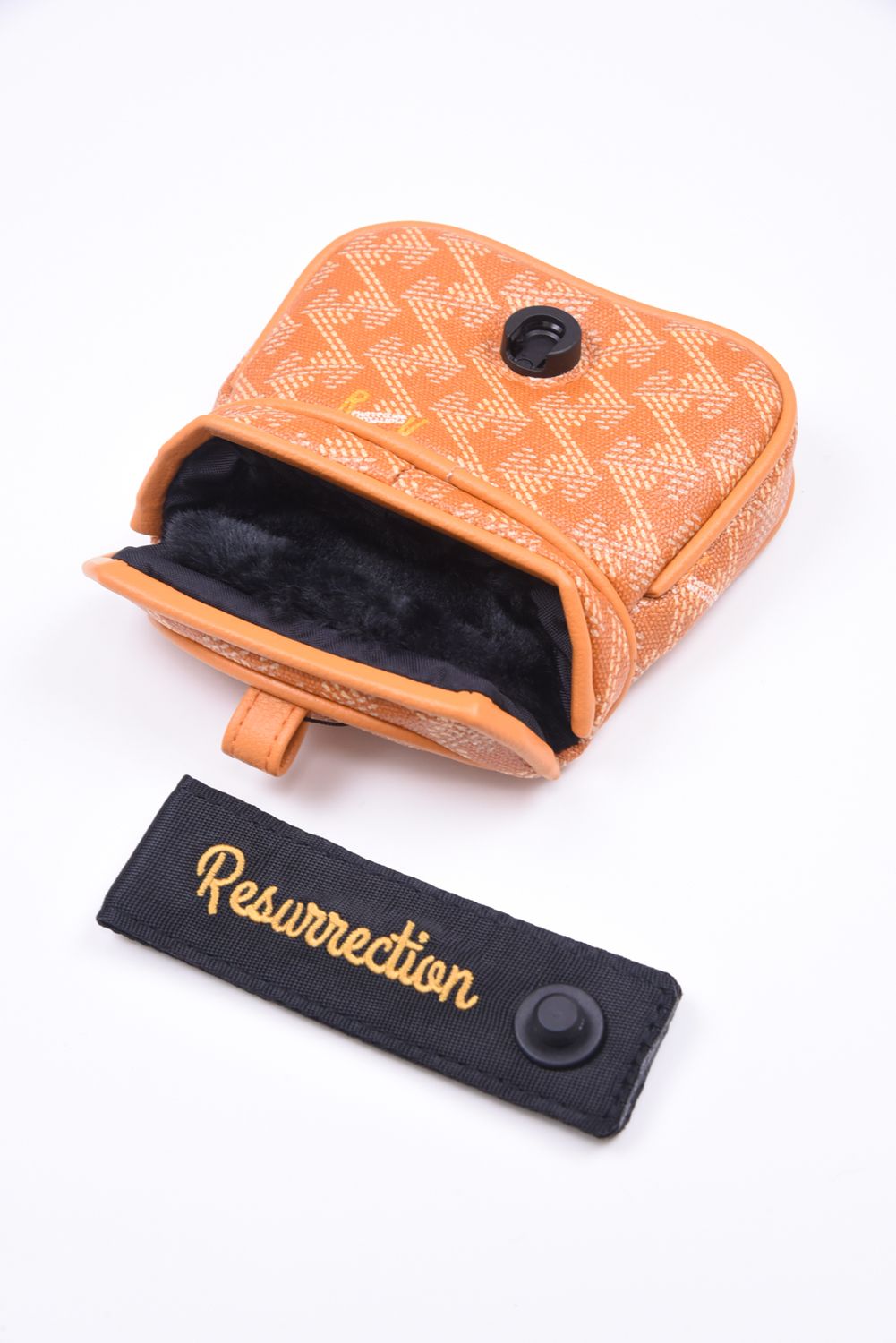Putter Cover (Mallet) No.2 / ブランドオリジナル テキスタイル パターカバー マレットタイプ (テラコッタ)*