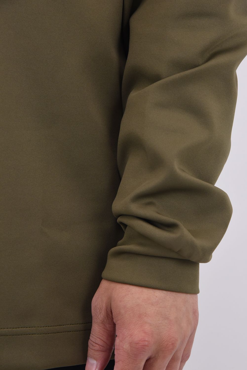 【25AW】 HALF ZIP POCKET HIGH NECK / ハーフジップ ポケット ハイネック (カーキ)