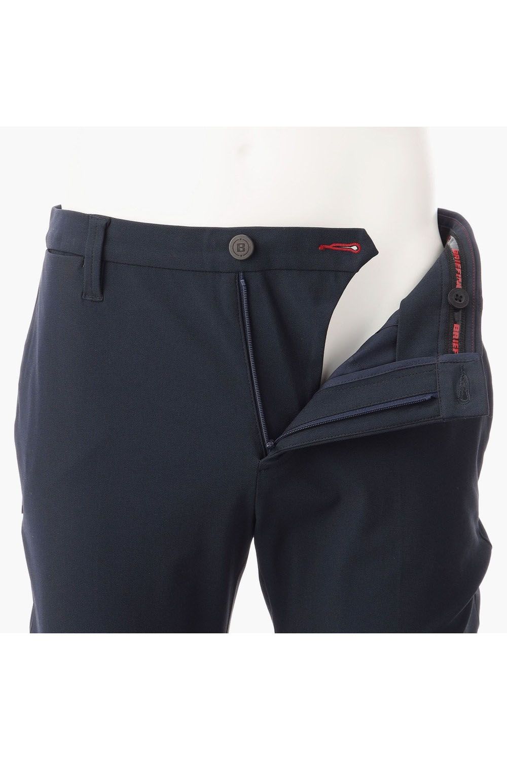 【25SS】 MENS BASIC PANTS / ベーシック フルレングス ストレッチ パンツ (ネイビー)