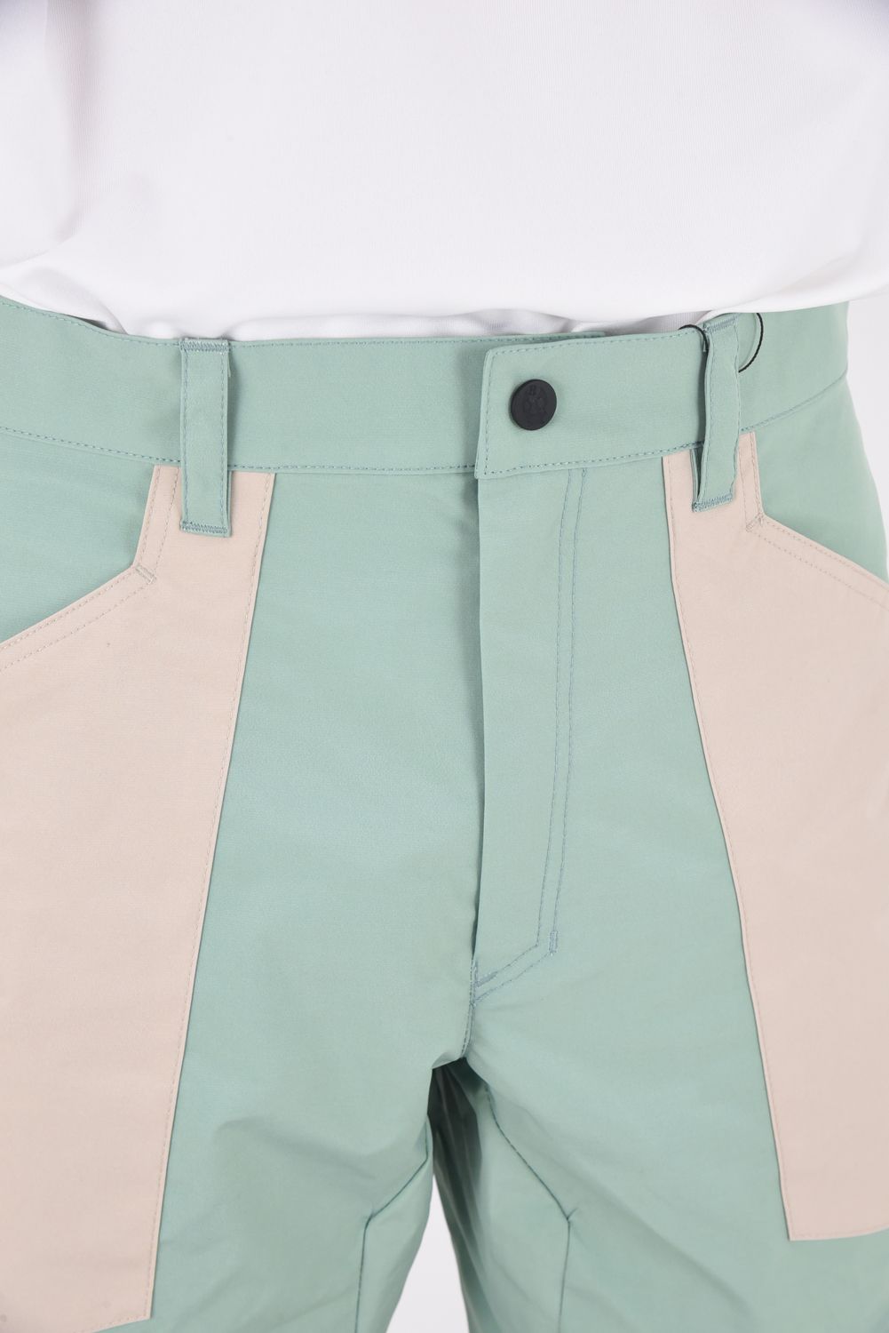 COLOR PANEL SHORTS / カラーパネル ショーツ (カーキ)