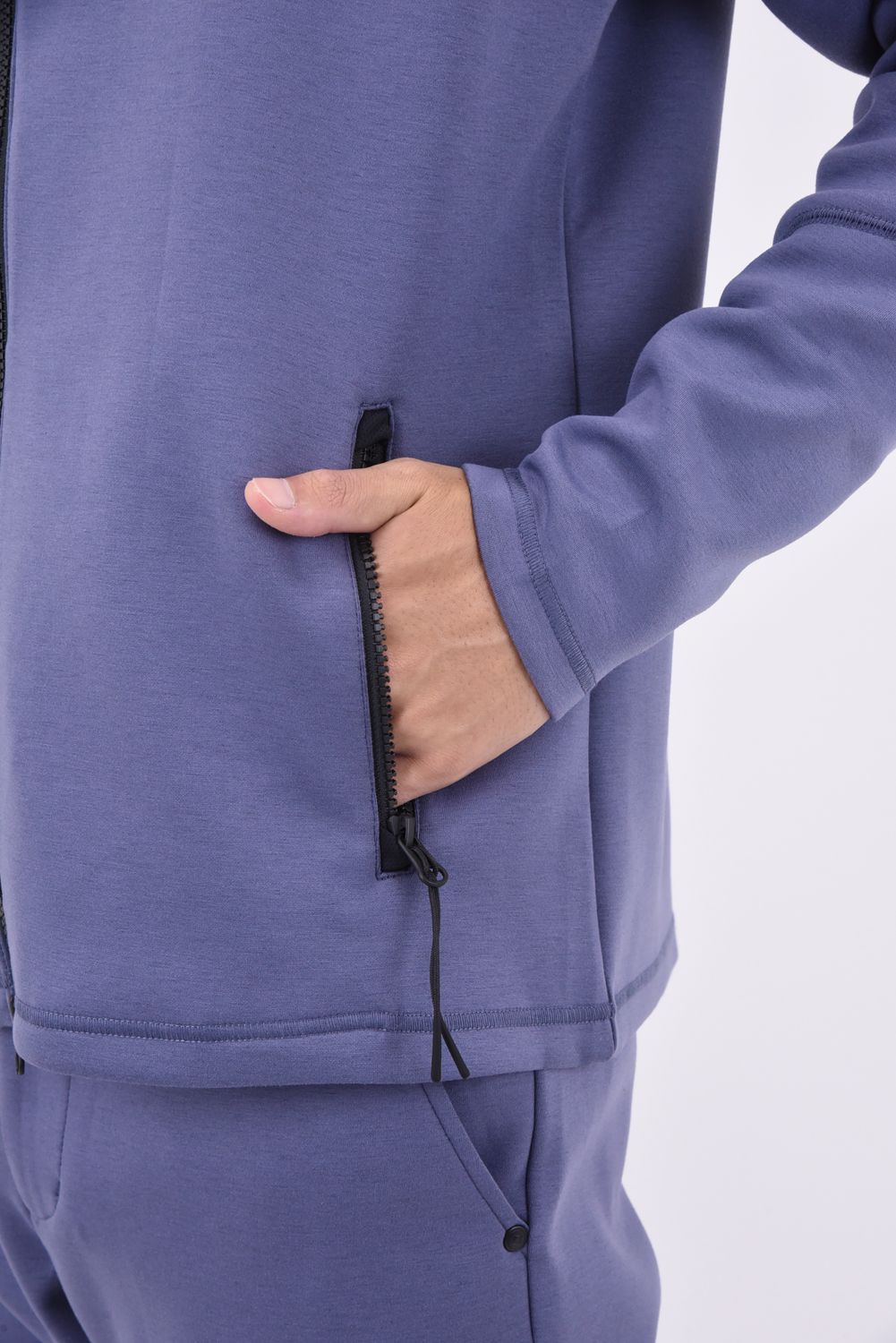 【秋冬仕様】 MENS WARM 3D LOGO PARKA / 3Dロゴ ラグランスリーブ ダンボールニット ウォーム パーカー (グレー)
