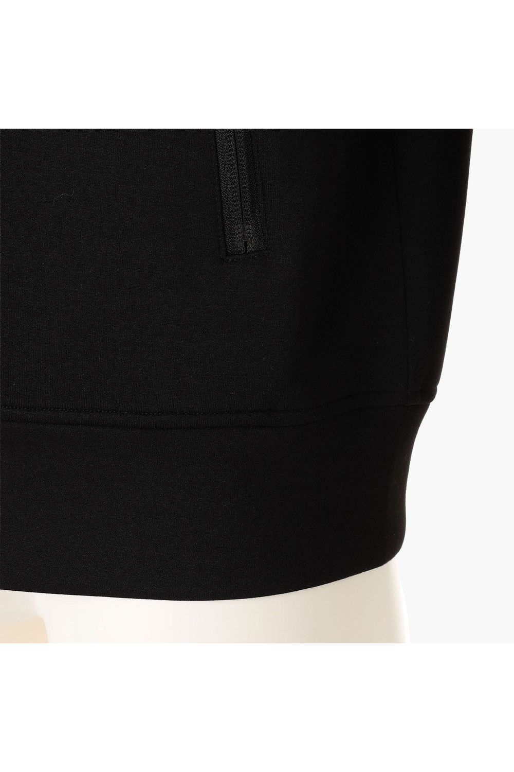 【26AW】 MEN’S WARM LINE PARKA / ダンボールニット サイドライン ジップアップパーカー (ブラック)