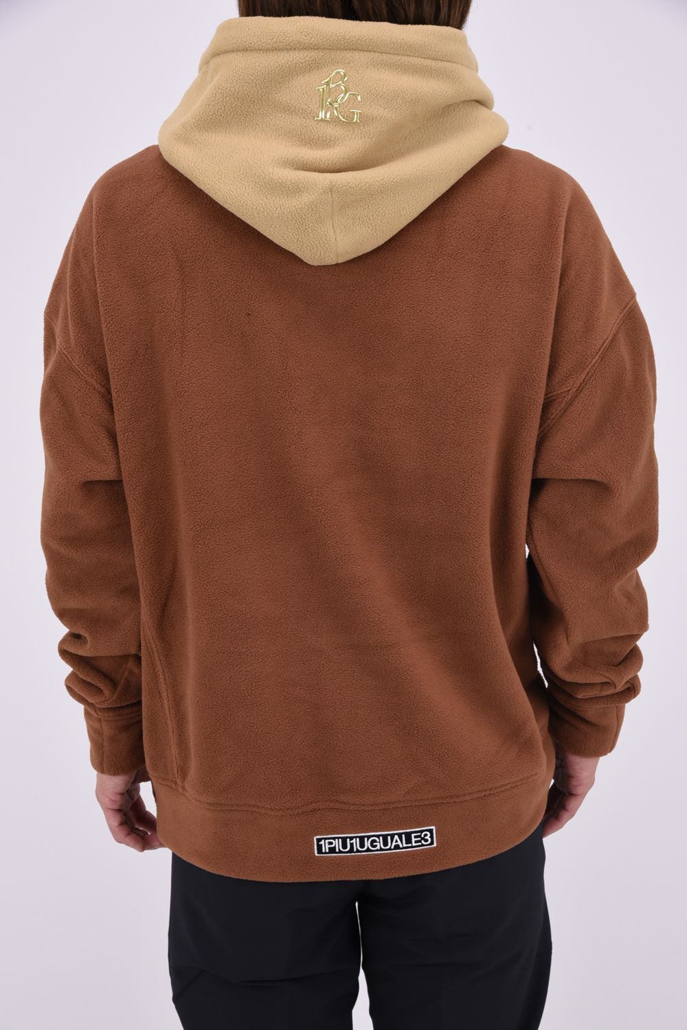 【26AW】 Fleece Hoodie / ツートーン フリースパーカー (ブラウン)