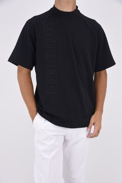 MENS BIG BEAT MOCK NECK RELAX FIT / ビッグビート モックネック リラックス フィット (ブラック)