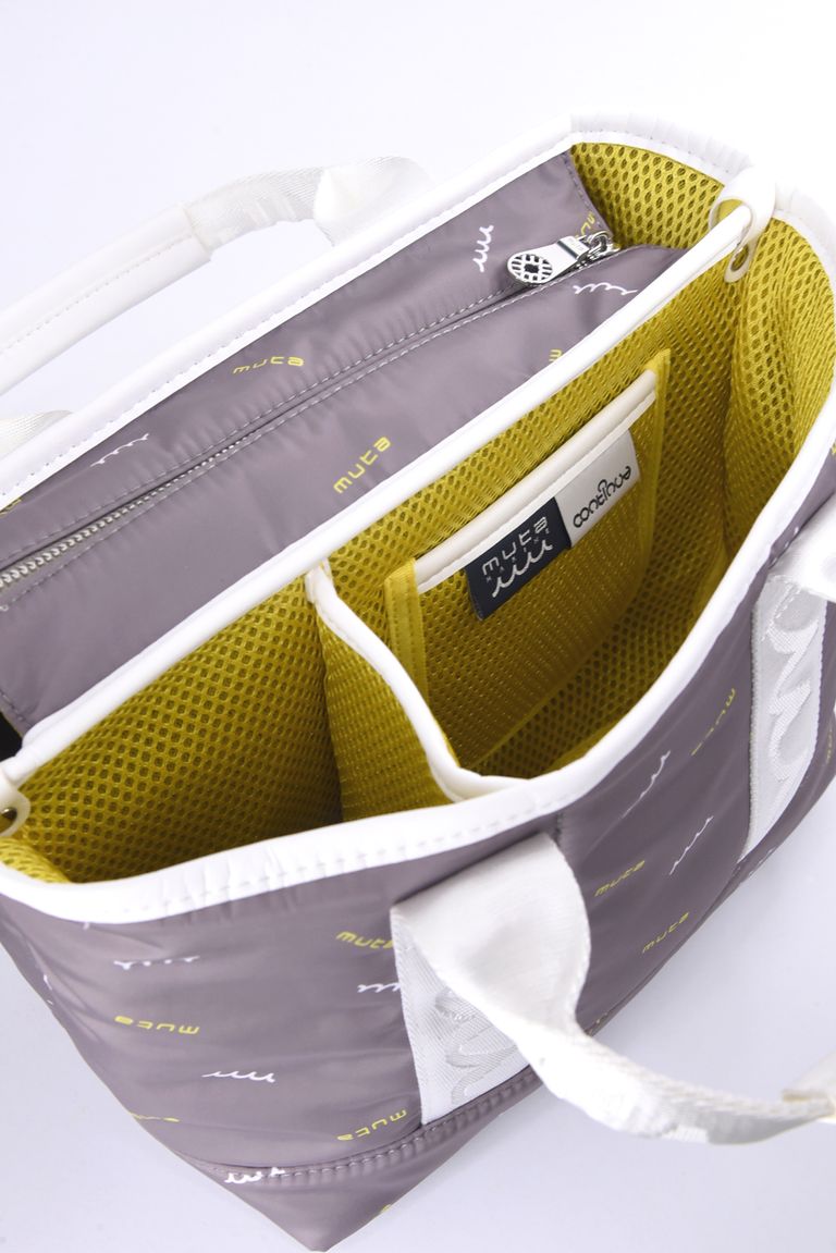 muta - PARTITION TOTE BAG / ブランドロゴ総柄 パーテーショントート 