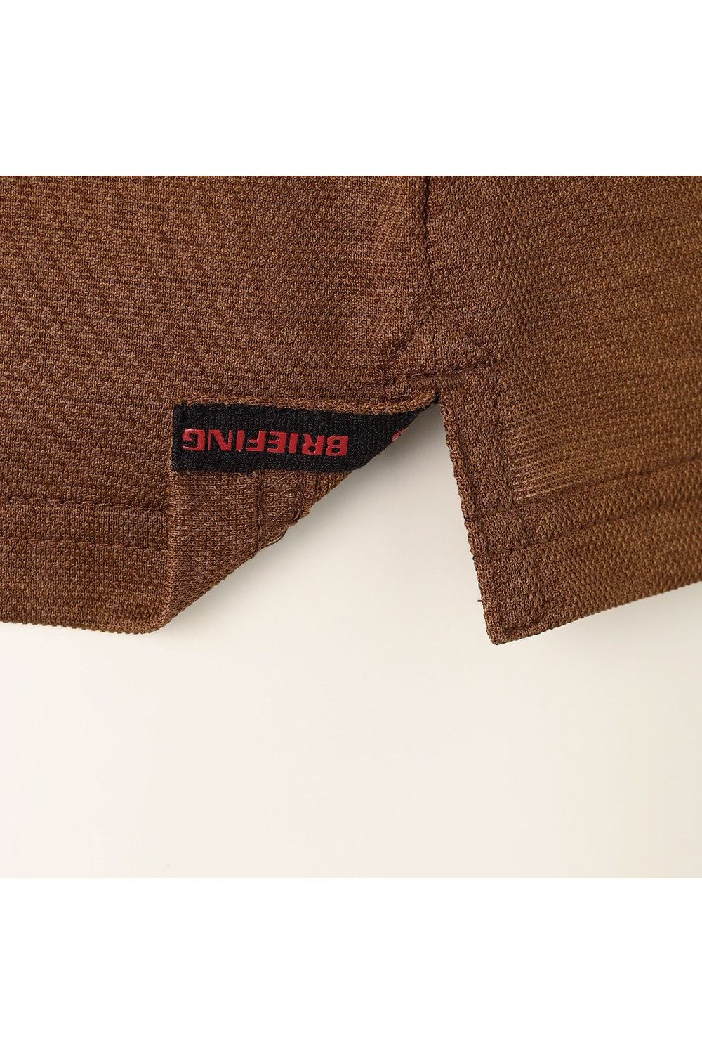 【26SS】 MEN'S LINEN-T WC SHIRT / リネンタッチ ワイドカラーポロシャツ (ブラウン)