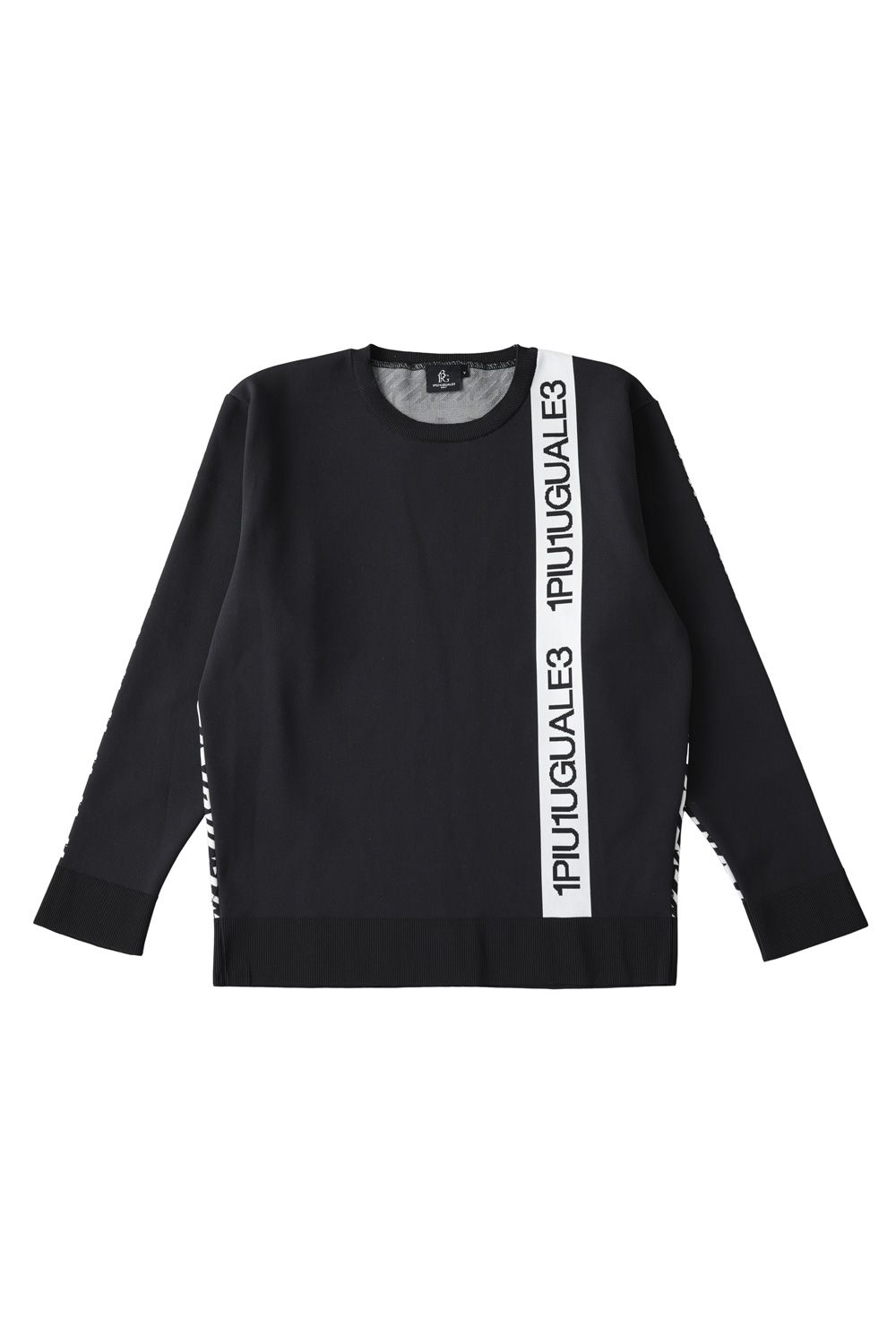 【25SS】 COMBINATION CREW / コンビネーション クルーネック ロングスリーブ （ブラック）