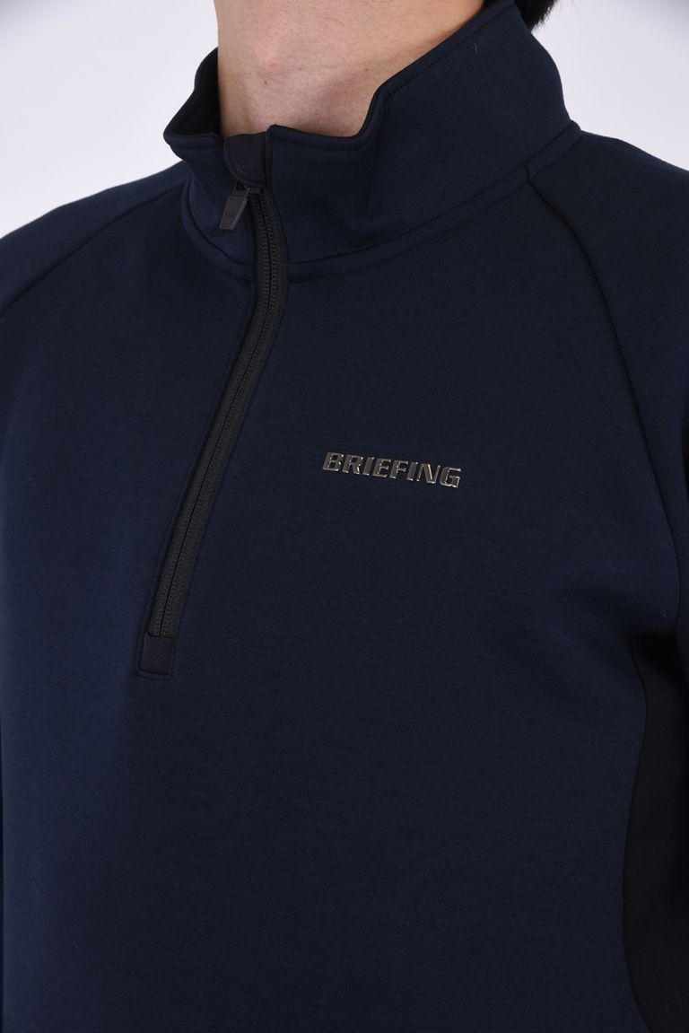BRIEFING - 【秋冬仕様】 MENS WARM 3D LOGO HALF ZIP / 3Dロゴ  