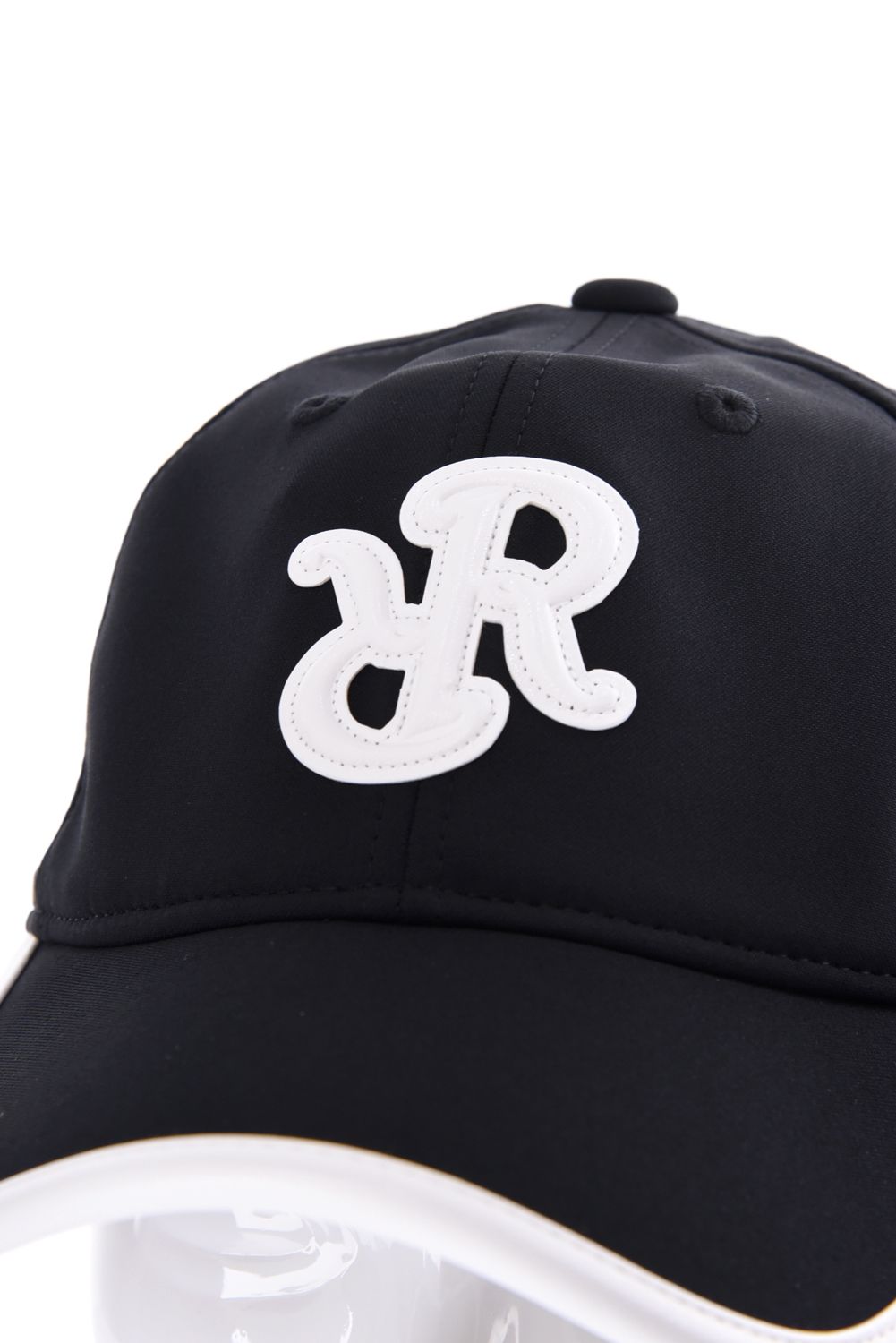 【26AW】 LEATHER LOGO PIPING CAP / レザーロゴパイピングキャップ  (ブラック)