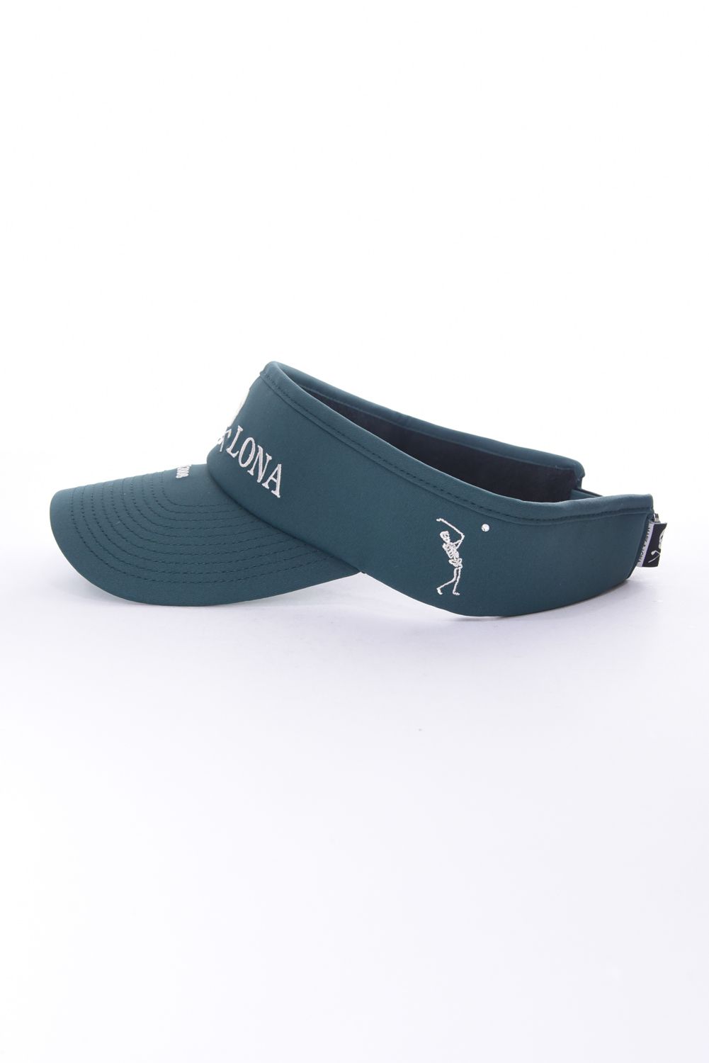 【26SS】 IRON SKULL CRYSTAL ACCENT VISOR / アイアンスカル ブランドロゴ刺繍 サンバイザー (グリーン)