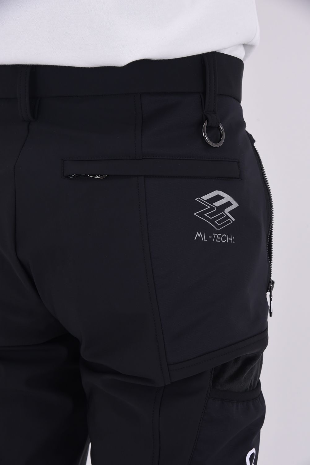 【2025AW】 PRIMAL AIR HYBRID PANTS / PERTEX®ナイロン リフレクタープリント ハイブリッドロングパンツ (ブラック）