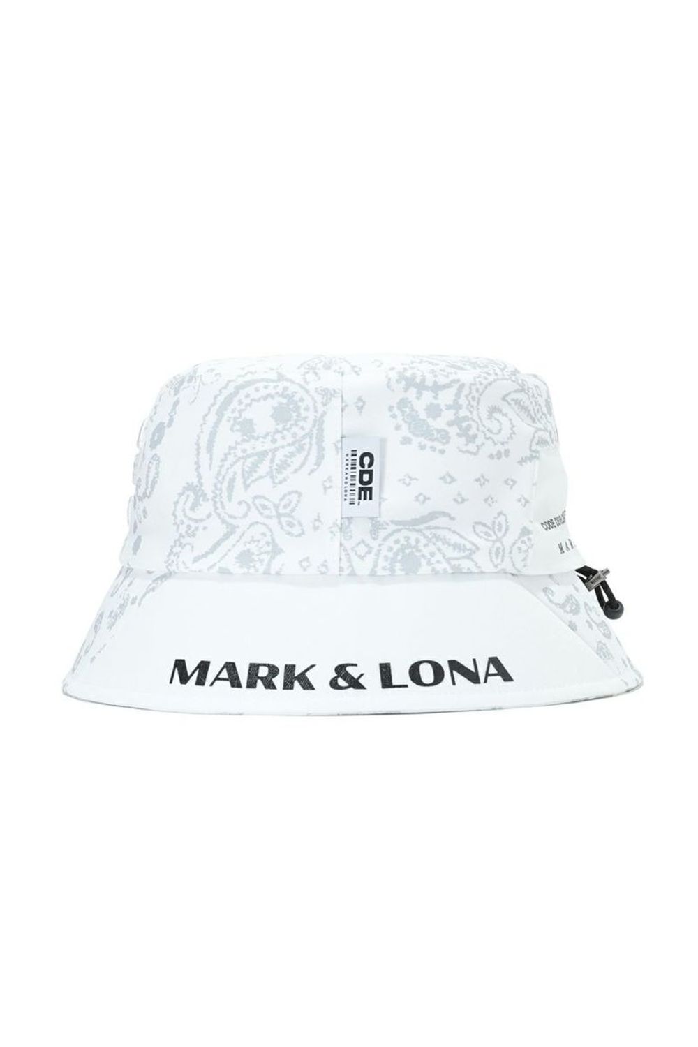 MARK&LONA CDEロゴパターンプリント バケットハット (ブラック) 2024最新 バケットハット MARK&LONA 】 マークアンドロナ 新品未