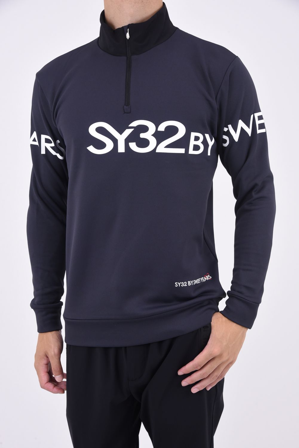 2025年レディースファッション福袋特集 SY32 by SWEET YEARS GOLF - ZIP UP LIGHT STRETCH SHIRTS メンズウェア