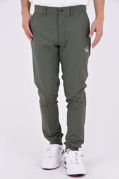 【26AW】 Long Pants / バックロゴ テーパードシルエット ロングパンツ (カーキ)