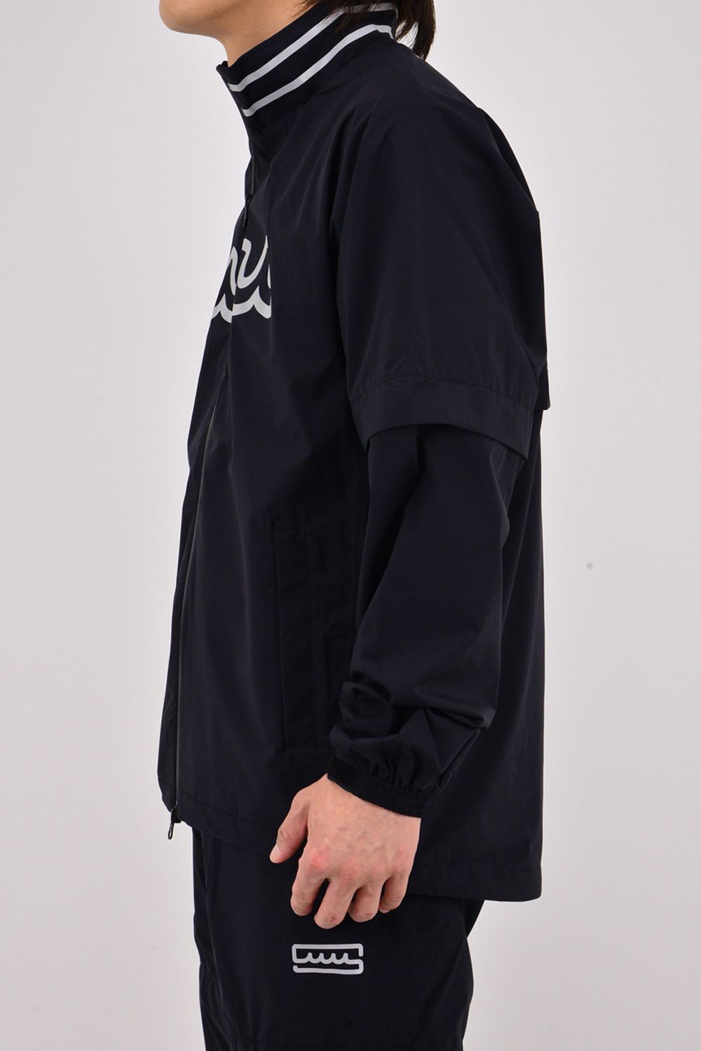 【26SS】 2WAY RAIN JACKET / レインジャケット (ブラック)