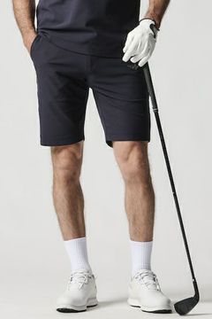 【25SS】 113 GOLF EMBOSS SHORTS / ブランドロゴ エンボス ショートパンツ (ブラック) (3～4月頃入荷予定)