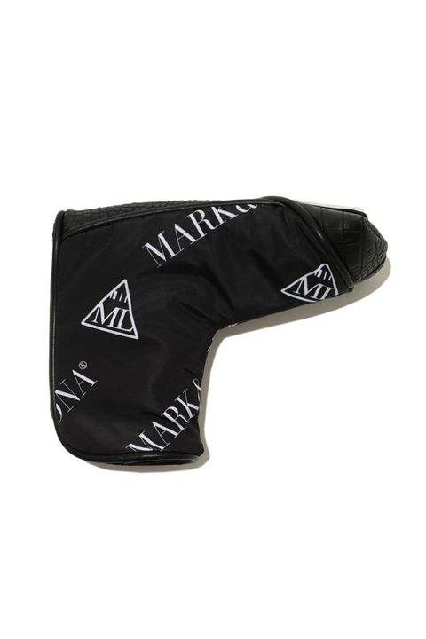 【CODE COLLECTION】 PUTTER COVER / ナイロンツイル CODEロゴ ダイアゴナルパターン ピンタイプ パターカバー (ブラック)