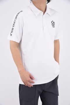 B.D. POLO SHIRT / プリント ポロシャツ ホワイト