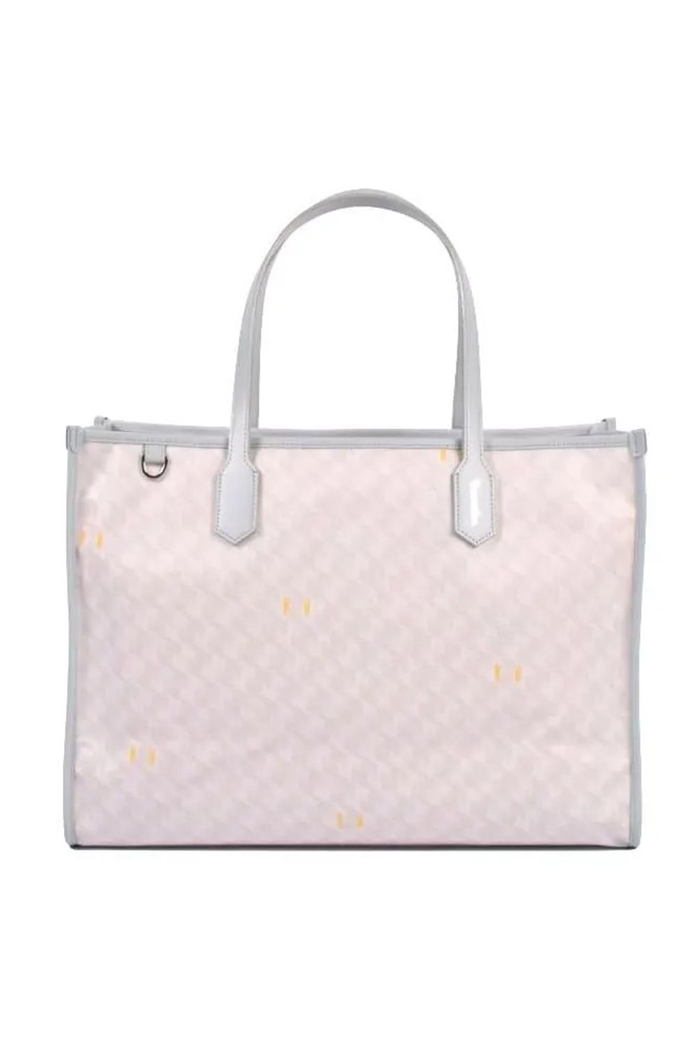 LANIUS SQUARE BIG (ラニウス スクエア ビッグ) / ブランドオリジナルテキスタイル ボストンバッグ （モノホワイト）*