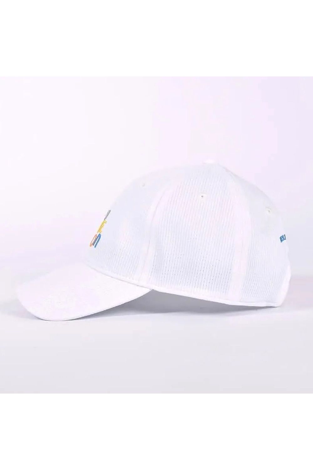 【26SS】 COLORFUL LOGO CAP / カラフルロゴ刺繍 キャップ (ホワイト)