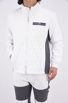 OLSON HYBRID JACKET / キルティング ハイブリッド ジャケット (ホワイト)