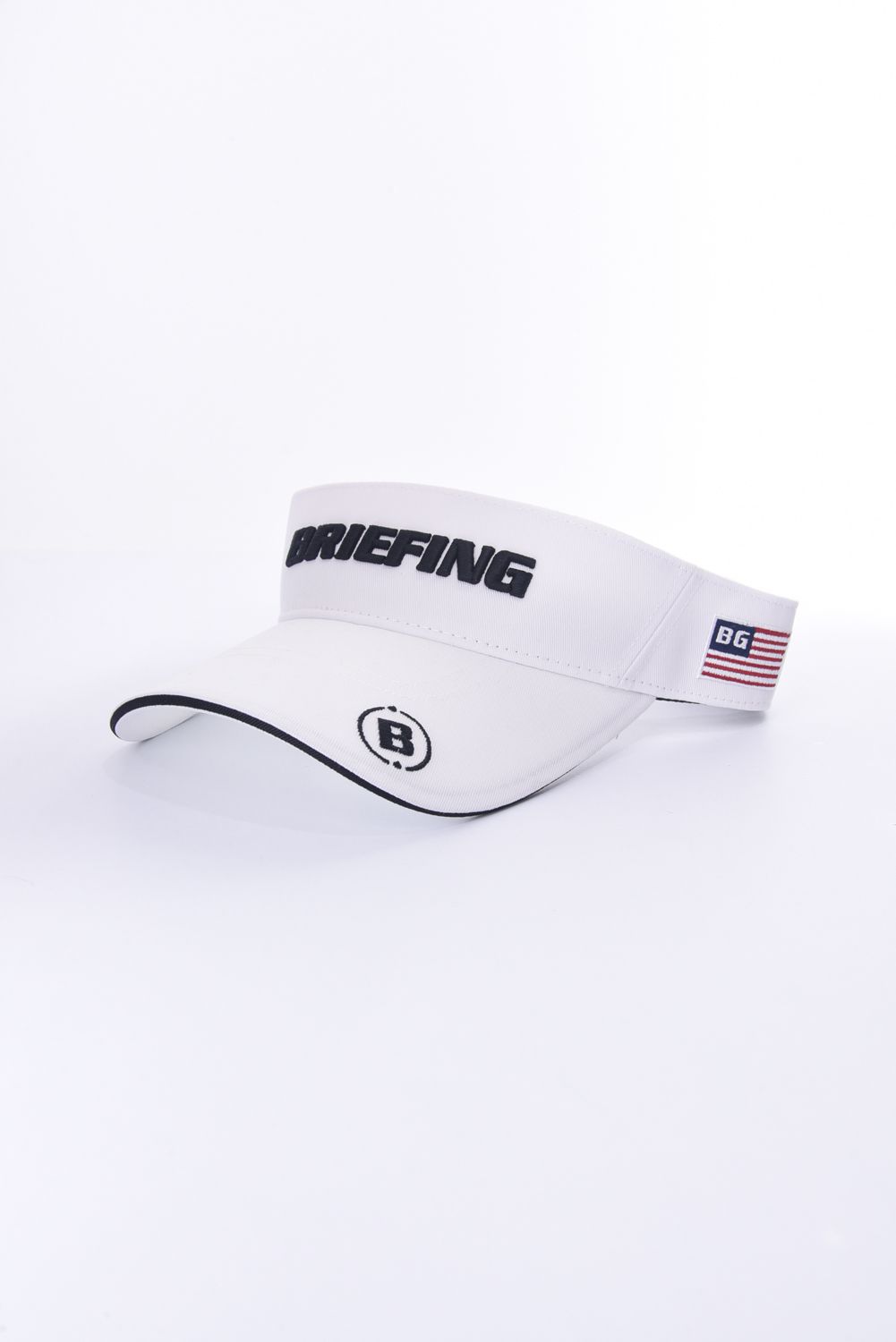 BRIEFING - MENS BASIC VISOR / ブランドロゴ刺繍 ベーシック