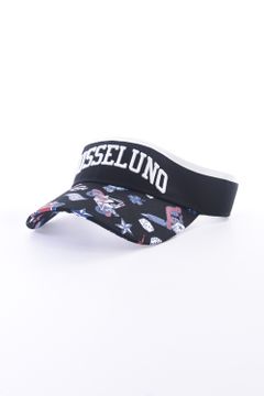 TRADITIONAL PATTERN VISOR / 総柄デザイン サンバイザー ブラック