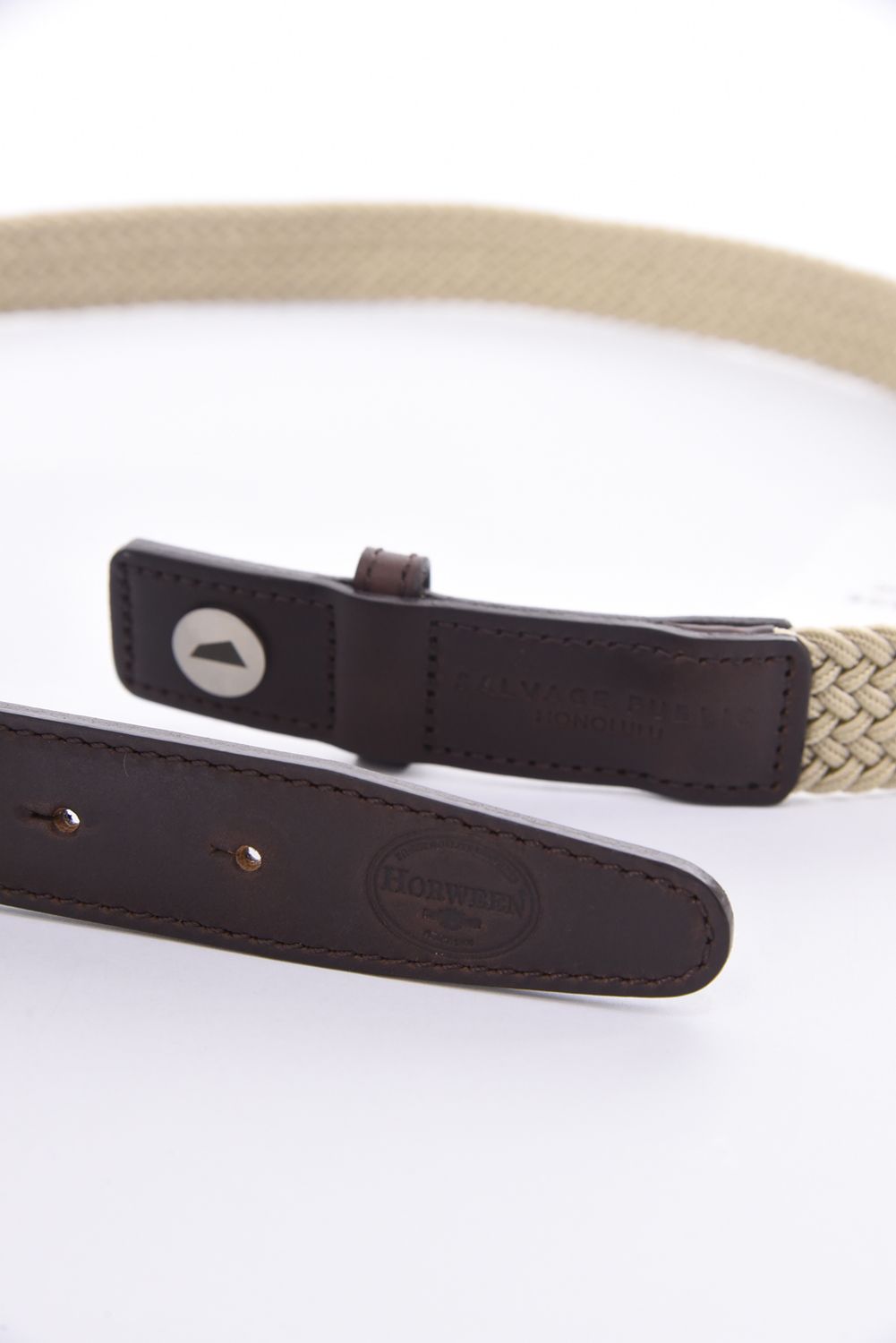 SALVAGE PUBLIC Kolepa - 【2025AW】 Maka Mesh Belt / レザー