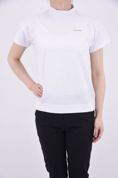 【レディース】 WOMENS BASIC HIGH NECK RELAXED FIT / リラックスフィット ハイネックトップス (ホワイト)