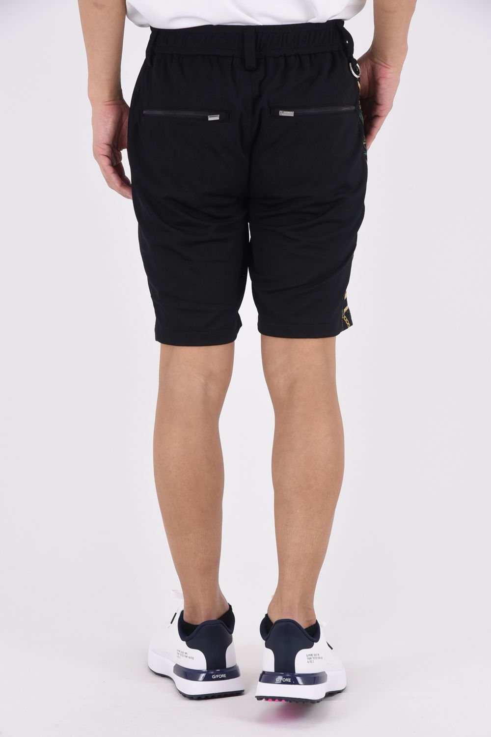 【2026SS 木村拓哉さん着用 VOL.7】 PANTERA AIR MESH SHORTS / レオパードパターンメッシュ ショートパンツ (ブラック)