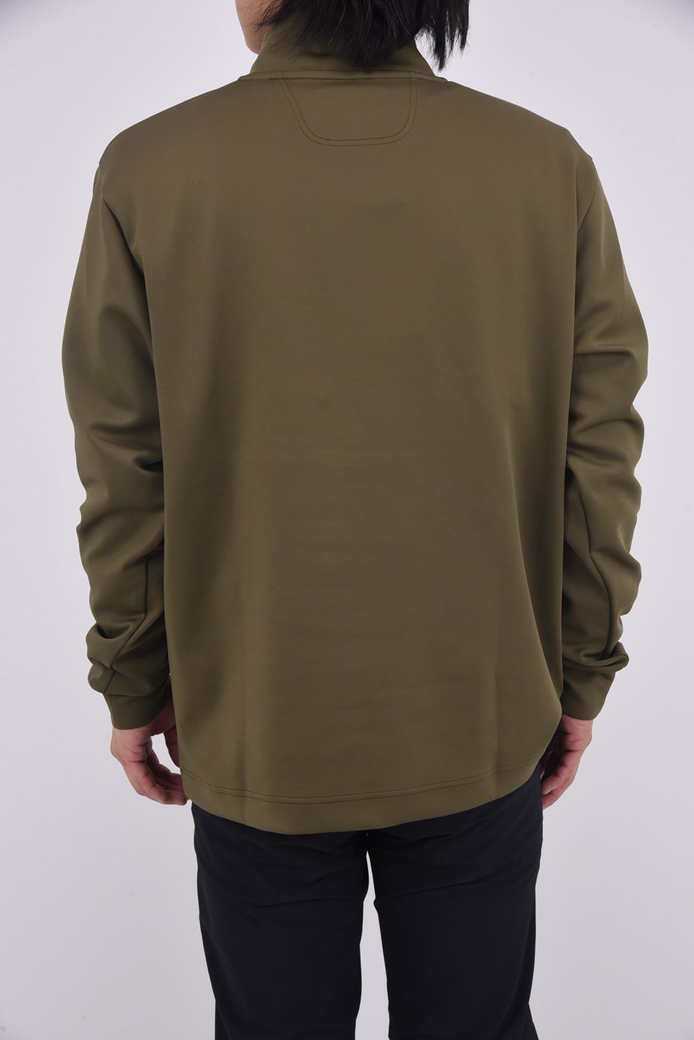 【25AW】 HALF ZIP POCKET HIGH NECK / ハーフジップ ポケット ハイネック (カーキ)