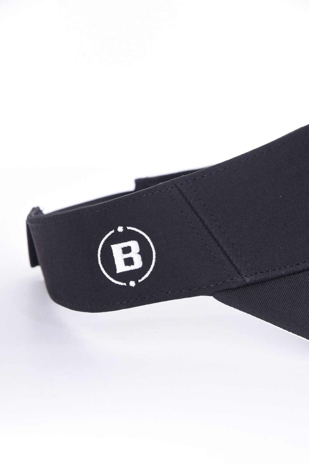 【26SS】 MEN’S ROUND LOGO VISOR / アシンメトリー ラウンドロゴ サンバイザー (ブラック)