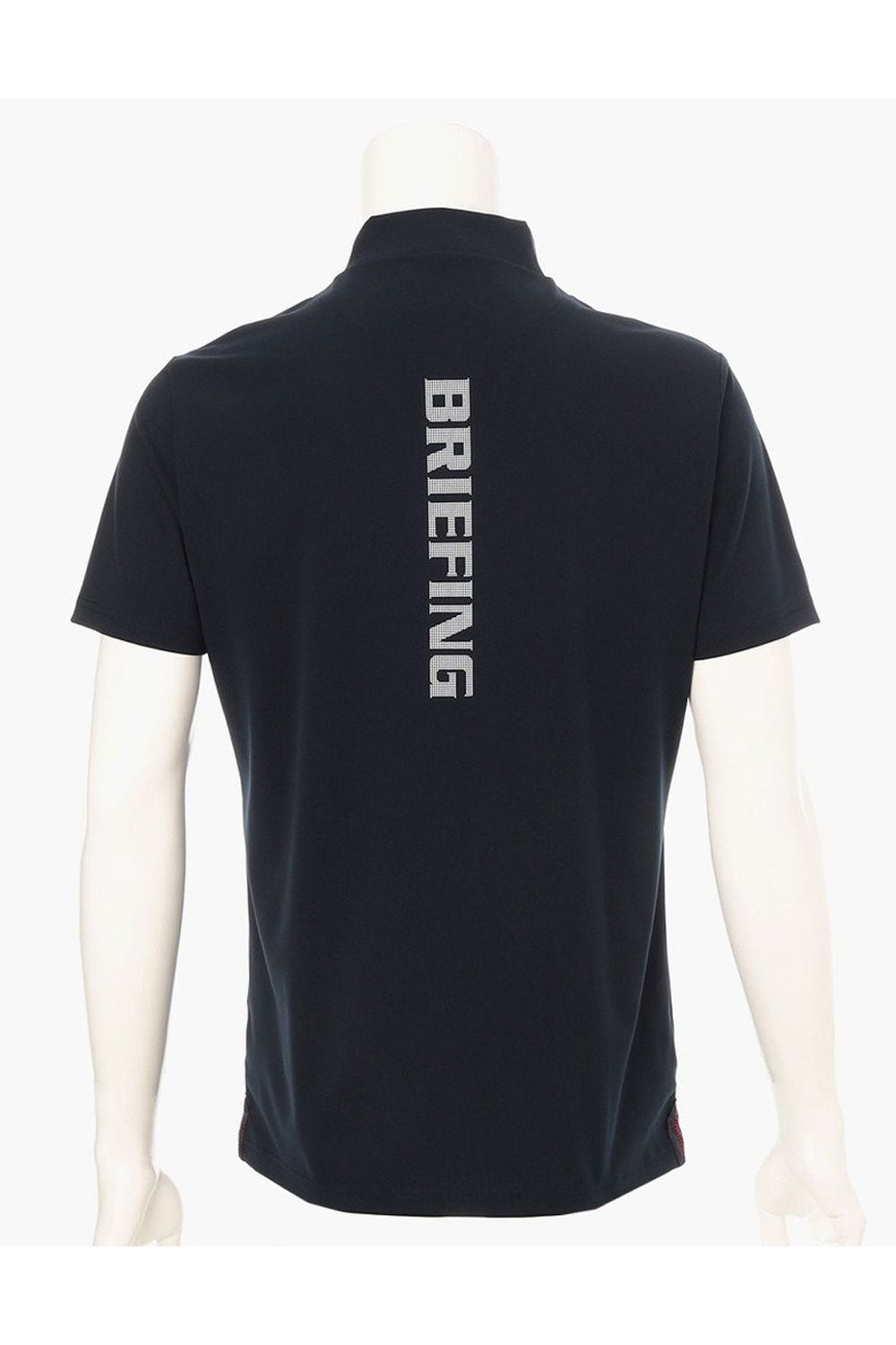 【26SS】 MEN'S TOUR HIGHNECK / ベーシック ブランドロゴ モックネックTシャツ (ネイビー)