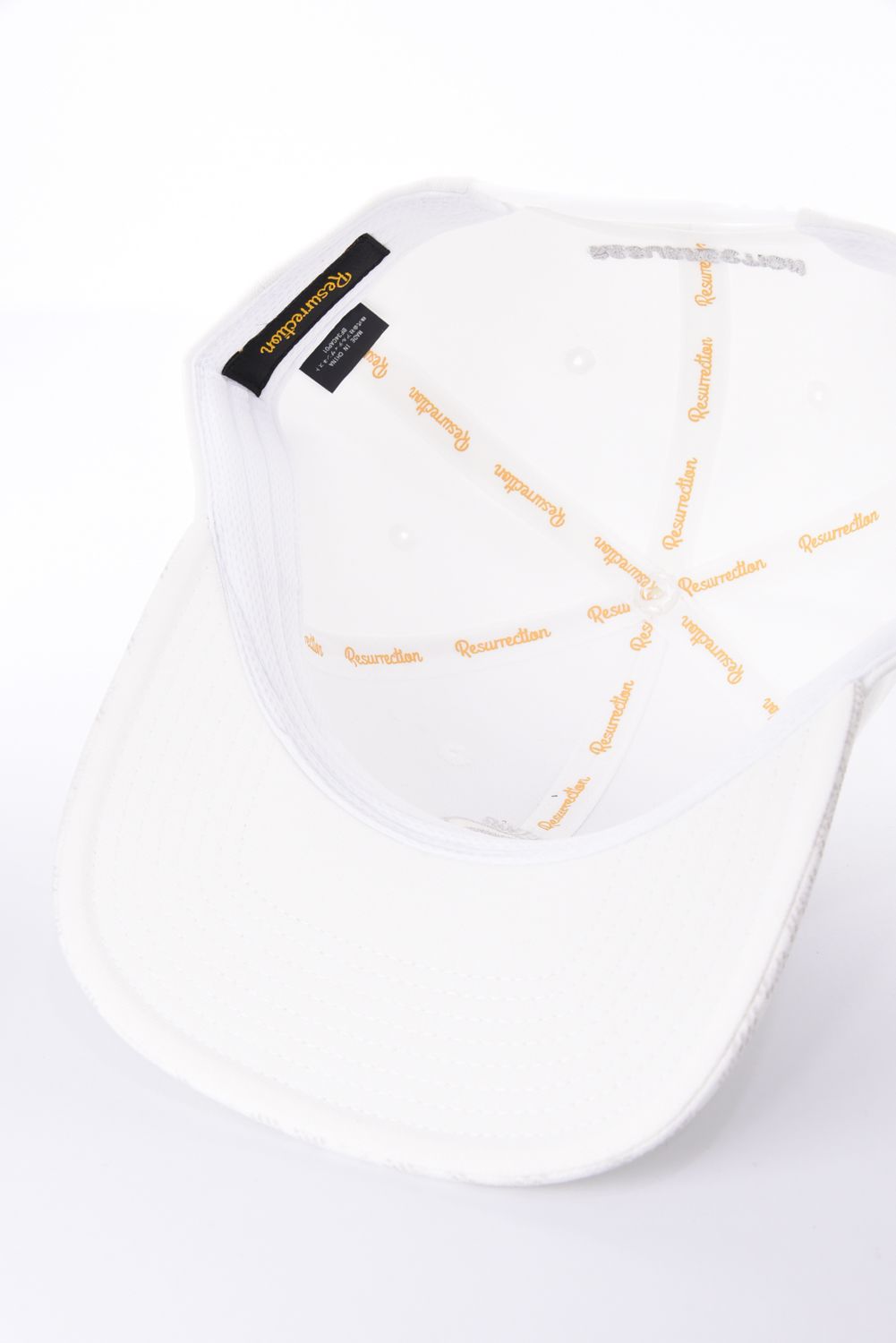 【26AW】 GM BRIM CAP LANATEC / RRロゴ刺繍 オリジナルテキスタイルブリム フラットキャップ (モノホワイト)