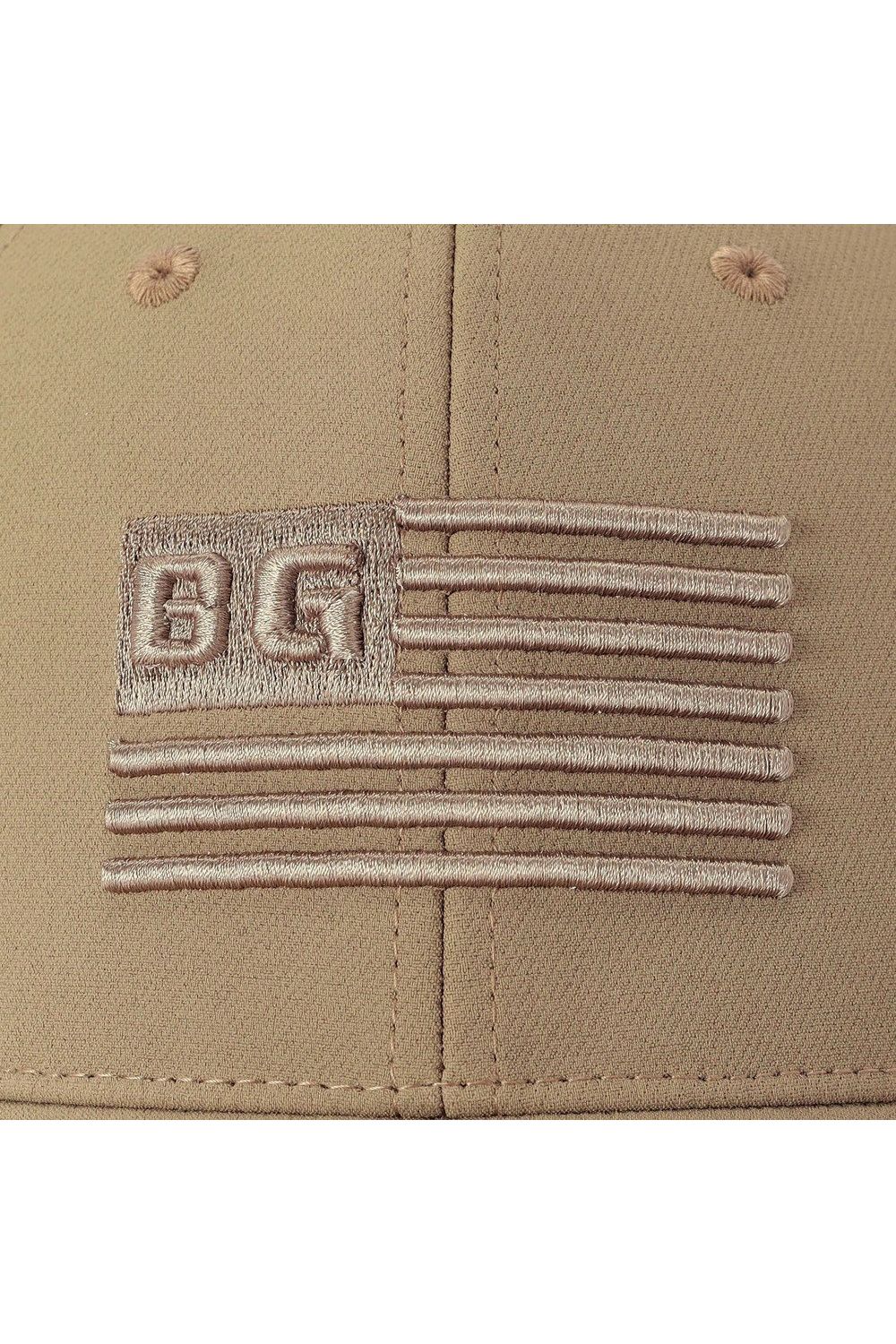 【26AW】 MEN’S BG FLAG CAP / フラッグモチーフ刺繍 キャップ (ベージュ)
