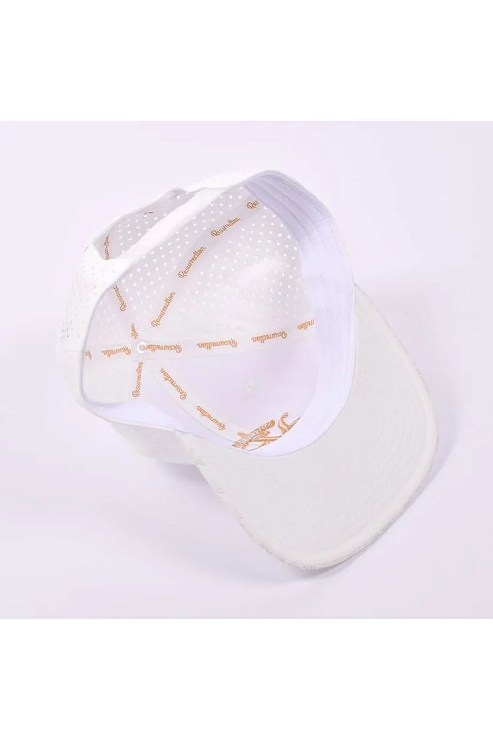 【26SS】 GM BRIM PUNCHING MESH CAP FLAT / パンチングメッシュ フラットキャップ (ホワイト)