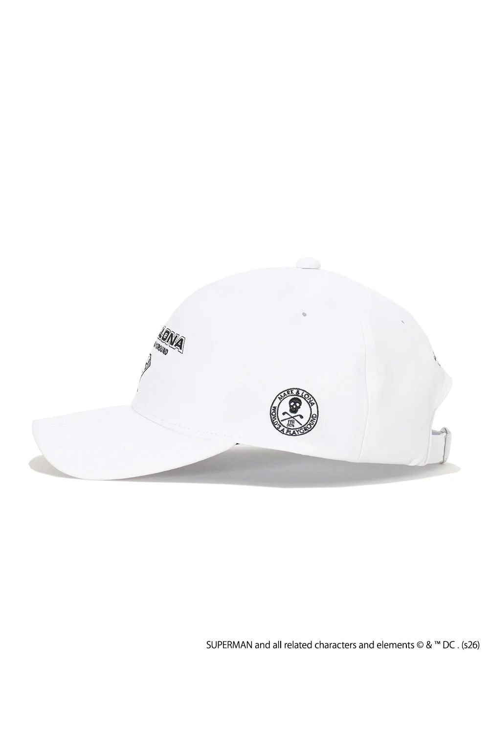【26SS】【FER COLLECTION】 SUPER DRY TECH CAP / Supermanコラボレーション ベースボールキャップ (ホワイト)