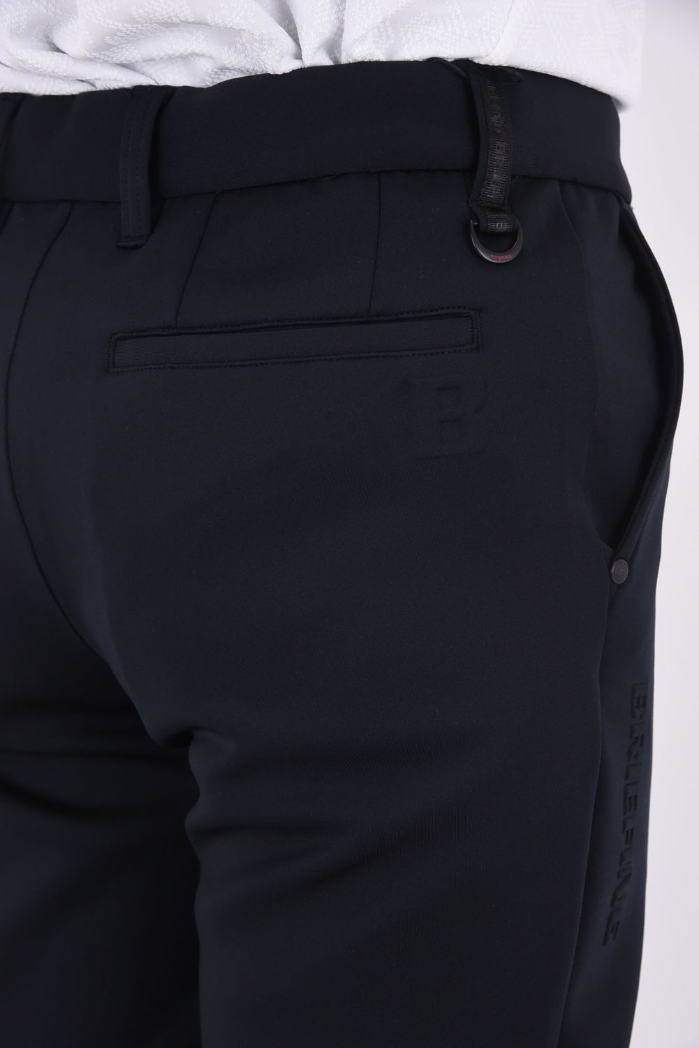 【26SS】 MEN'S 3D LOGO JOGGER PANTS / 3Dエンボスロゴ ストレッチジャージ ジョガーパンツ (ブラック)