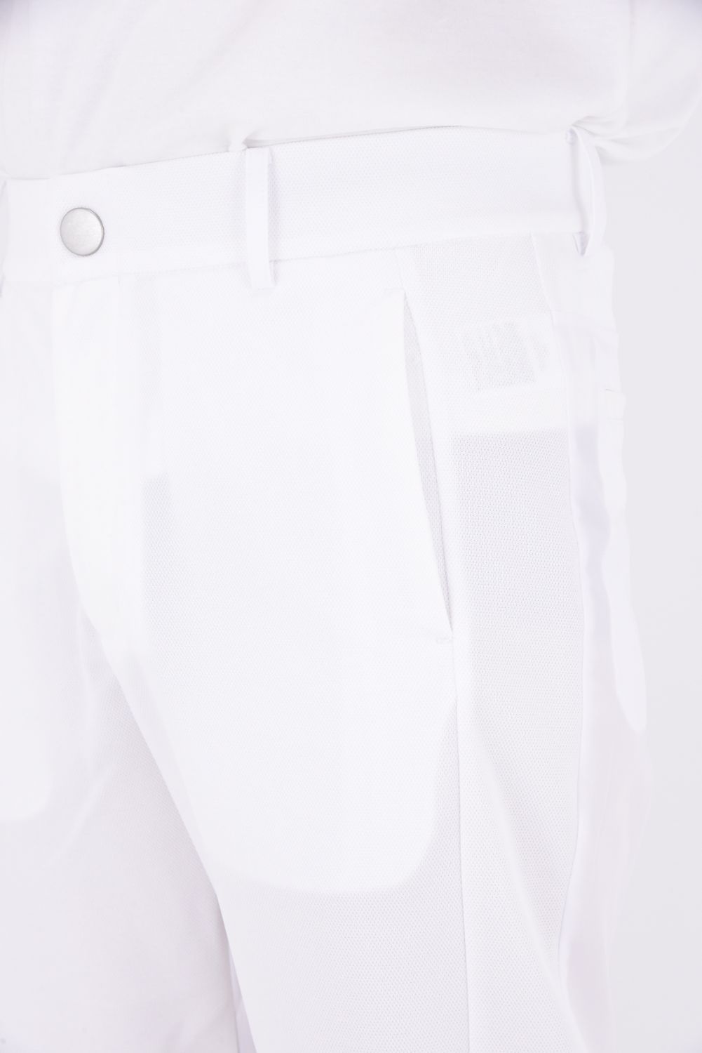 【25SS】 FOR THE GREATER GOOD BK BOTTOM / ロゴバンド ロングパンツ (ホワイト)