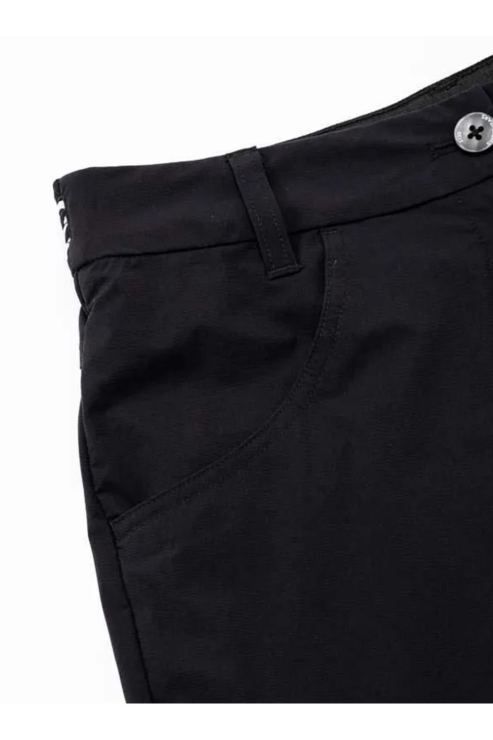【26SS】【レディース】 MINI DOT LONG PANTS / ストレッチナイロン 接触冷感 ウエストゴムベルト ブランドロゴ刺繍 ロングパンツ (ブラック)*