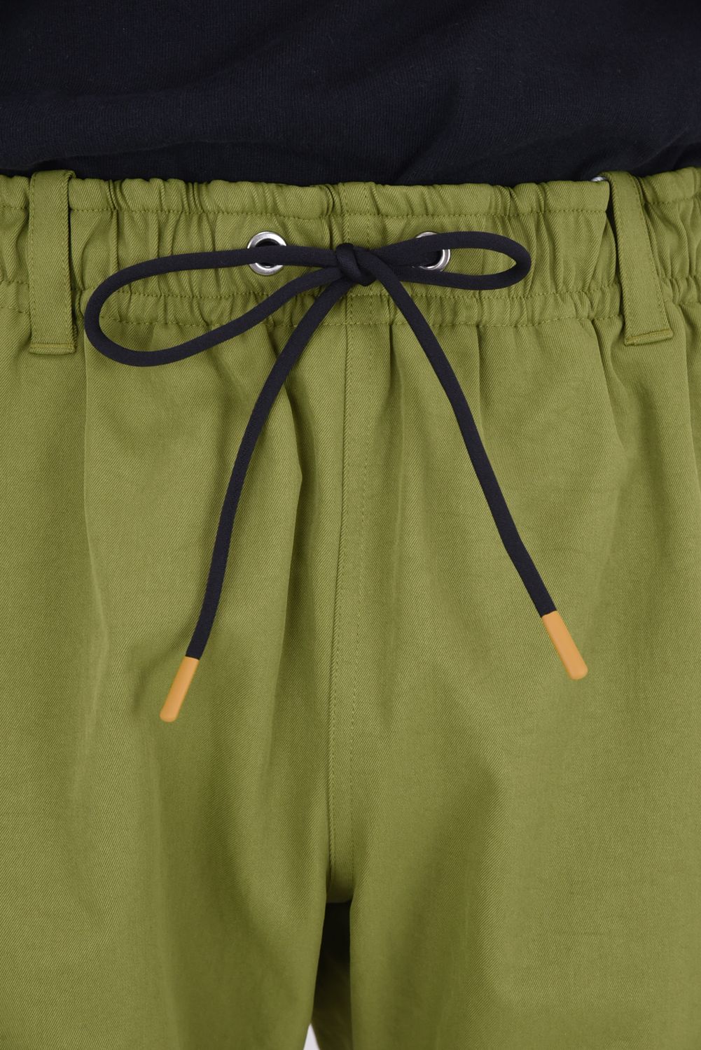 【26SS】 SOVEREIGN UTILITY TWILL SHORTS / ポリエステルツイル ブラックレターフォントロゴ ショートパンツ (グリーン)