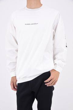 CREWNECK PULLOVER / バックプリント クルーネック プルオーバー ホワイト